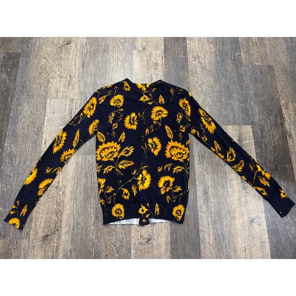 J. Crew Floral Print Cardigan Sweater XS - Picture 6 of 6